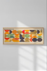 Tablou decorativ Re-Bloom, MDF/lemn masiv, multicolor, 50 x 120 cm