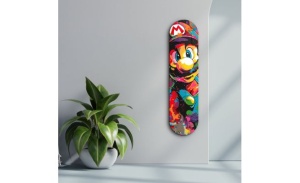 Tablou decorativ Re-Bloom, model Mario, sticla temperata, multicolor, 20 x 80 cm - Img 6