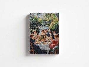 Tablou decorativ Re-Bloom, panza/lemn, multicolor, 45 x 70 cm - Img 1