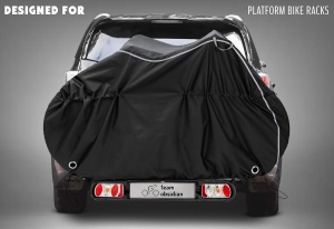 TeamObsidian husa bicicleta, ripstop impermeabil invelis PU, snururi strangere + catarame + plasa incarcare, pentru toate tipurile de biciclete - Verificat A · Re-Bloom - Img 2
