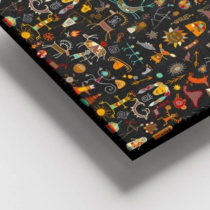 Wallxpert tablou decorativ canvas, 100x140 cm, panza 100%, cadru lemn 100% grosime 3-4 cm, multicolor - Verificat A · Re-Bloom - Img 2