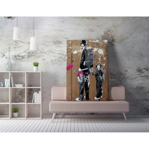 Wallxpert tablou decorativ canvas, 70x100 cm, 50% bumbac/50% poliester, imprimare digitala, cadru lemn 2x3 cm, multicolor - Verificat A · Re-Bloom - Img 3