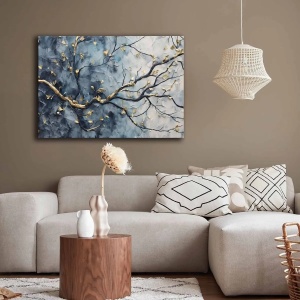 Wallxpert tablou decorativ canvas 70x100 cm, panza 100% 2.8mm, rama lemn pin 100%, multicolor - Verificat A · Re-Bloom - Img 3