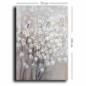 Wallxpert tablou decorativ canvas, 70x100 cm, panza 100% grosime 2.8mm, cadru lemn pin 100%, multicolor - Verificat A · Re-Bloom - Img 3