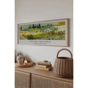 Wallxpert tablou decorativ inramat, 50x120 cm, MDF 2.7mm, cadru lemn masiv 2 cm, imprimare digitala, format panoramic, multicolor - Verificat A · Re-Bloom - Img 4