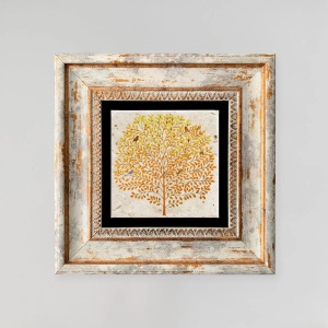 Wallxpert tablou decorativ pe piatra, 20x20 cm, piatra 100% grosime 1cm, cadru lemn 100% grosime 2cm, imprimare UV, multicolor - Verificat A · Re-Bloom - Img 4