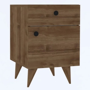 Woody Fashion noptiera dormitor 40x43.8x60 cm, 1 sertar, PAL, stejar - Verificat A · Re-Bloom - Img 1