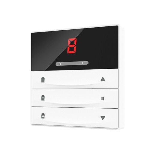 Telecomanda BT de perete control motor sina draperii RAEX MP82, 2.4 GHz, 8 canale, CY5308