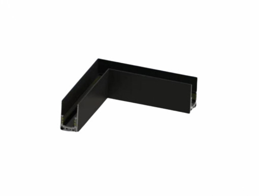 Conector tip L pentru sina magnetica aparenta ORVIBO, canal orizontal, DG10DP