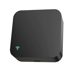 Hub RF/IR pentru control din aplicatie mobila Tuya Smart motor sine de draperii Raex cu acumulator, RF/IR-EL40