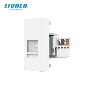 Modul priza retea / internet RJ45, 1M, Livolo