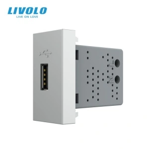 Modul priza USB tip A, 1M, Livolo - Img 5