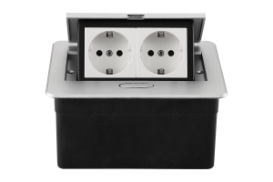 Carcasa prize incorporabile birou, 4M, Gri, DS-04-1-A-S