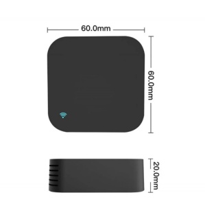 Hub RF/IR pentru control din aplicatie mobila Tuya Smart motor sine de draperii Raex cu acumulator, RF/IR-EL40 - Img 2
