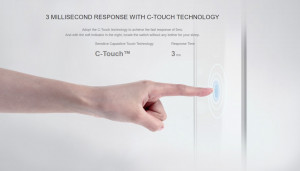 Intrerupator Smart ORVIBO, C-touch, ZigBee, Wi-Fi, control de pe telefon, 2.4 GHz, Google Assistant, Amazon Alexa, T30W2Z - Img 3