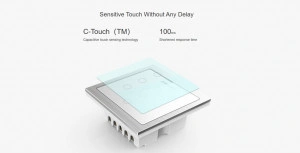 Intrerupatorul inteligent ORVIBO combină aspectul elegant cu un design funcțional și ușor de utilizat. 