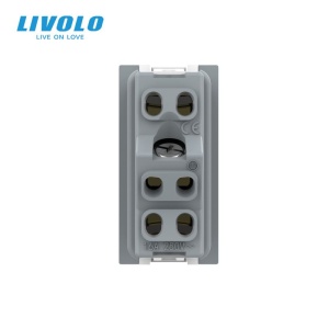 Modul priza simpla, 1M, Livolo - Img 2