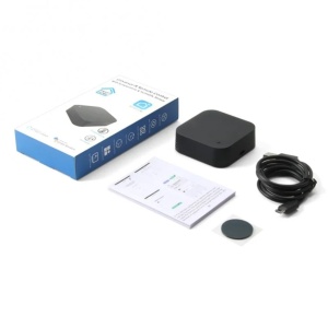 Hub RF/IR pentru control din aplicatie mobila Tuya Smart motor sine de draperii Raex cu acumulator, RF/IR-EL40 - Img 3