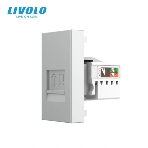 Modul priza retea / internet RJ45, 1M, Livolo - Img 5