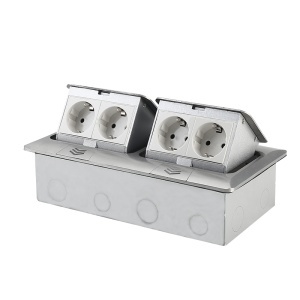 Carcasa prize incorporabile pardoseala, 8M, Gri, FS-08-1-A-S