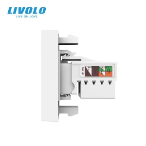 Modul priza retea / internet RJ45, 1M, Livolo - Img 2