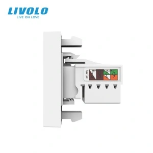 Modul priza retea / internet RJ45, 1M, Livolo - Img 2