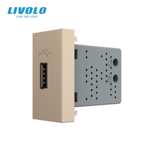 Modul priza USB tip A, 1M, Livolo - Img 6