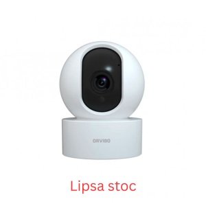 Camera de supraveghere Smart interior ORVIBO, WiFi, Two Way Audio, Full HD 1080p, slot card 128 GB, SC32PT