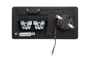 Carcasa prize incorporabile birou, 4M, suport incarcare wireless, Neagra, DS-04-1-A-WC-B - Img 5