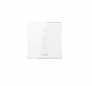 Intrerupator Smart ORVIBO, C-touch, ZigBee, Wi-Fi, optiune scene, control de pe telefon, 2.4 GHz, Google Assistant, Amazon Alexa, T30S3Z