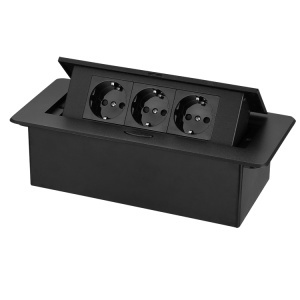 Carcasa prize incorporabile birou, 6M, Neagra, DS-06-1-A-B