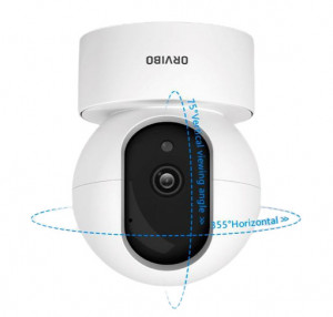 Camera de supraveghere Smart interior ORVIBO, WiFi, Two Way Audio, Full HD 1080p, slot card 128 GB, SC32PT - Img 2