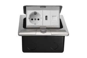 Carcasa prize incorporabile pardoseala, 4M, Gri, FS-04-1-AA-S - Img 4