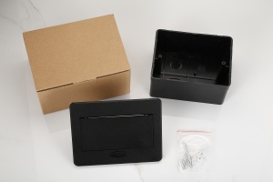 Carcasa prize incorporabile birou, 4M, Neagra, DS-04-1-A-B - Img 5