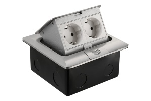 Carcasa prize incorporabile pardoseala, 4M, Gri, FS-04-1-AA-S