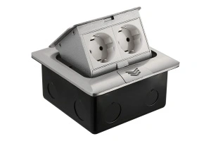 Carcasa prize incorporabile pardoseala, 4M, Gri, FS-04-1-AA-S
