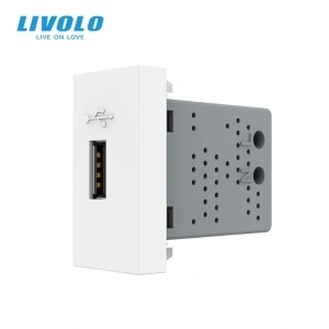 Modul priza USB tip A, 1M, Livolo