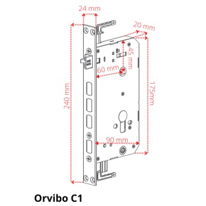 Yala inteligenta Smart ORVIBO, control telefon, amprenta, parola, WiFi, RFID, card, Airbnb, Booking, C1 - Img 3