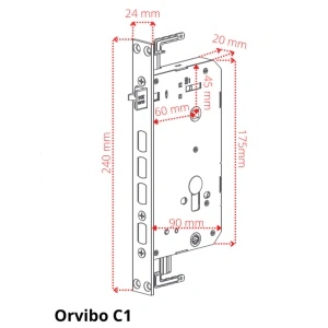 Yala inteligenta Smart ORVIBO, control telefon, amprenta, parola, WiFi, RFID, card, Airbnb, Booking, C1 - Img 3