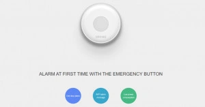Buton de urgenta/panica, Alarmă cu o singură tastă | Mesaj de alarmă prin aplicatie | Consum redus de putere