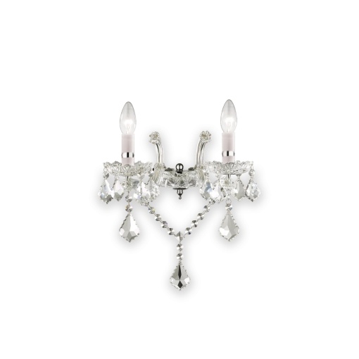 APLICA FLORIAN AP2, CROM, DIN CRISTAL, STIL CLASIC