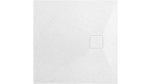 CADITA DE DUS REA MAGNUM, 90x90 CM, ALB, DIN COMPOZIT, CALITATE SUPERIOARA