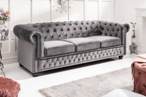 CANAPEA CHESTERFIELD, 205CM, COD 40482, CATIFEA, DESIGN CLASIC