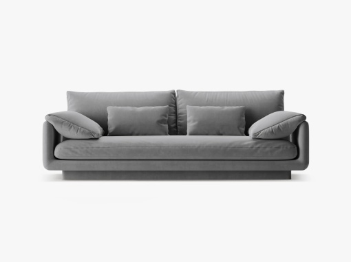 CANAPEA TORINO, 3 LOCURI, 220 CM, DIVERSE CULORI SI MATERIALE, DESIGN DEOSEBIT