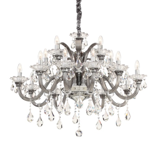 CANDELABRU COLOSSAL SP15, GRI, DIN STICLA, STIL CLASIC