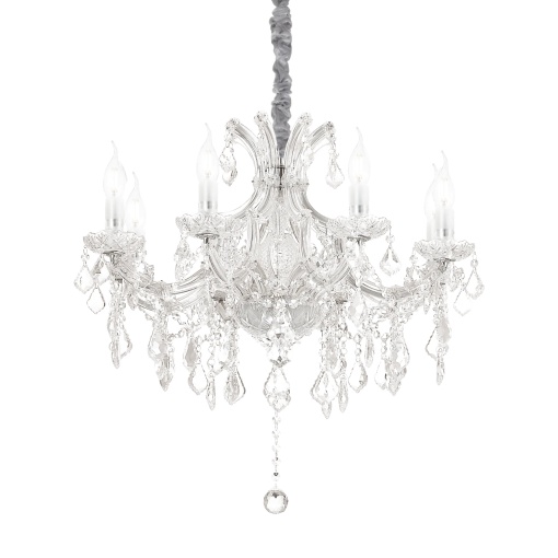 CANDELABRU NAPOLEON SP8, CROM, DIN STICLA, STIL CLASIC