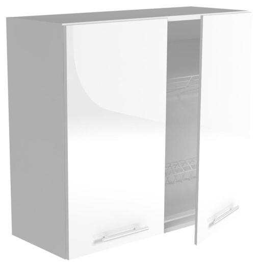 DULAP SUSPENDAT DE BUCATARIE VENTO ALB GC-80/72 STIL MODERN HALMAR