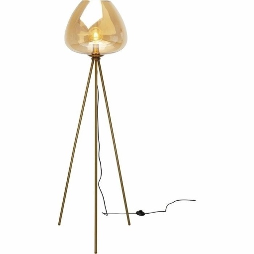 LAMPADAR SPHERE 146, CHIHLIMBAR, CONFECTIONAT DIN OTEL SI STICLA, STIL MODERN