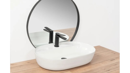 LAVOAR REA AURA, ALB, 60,5 CM, DIN CERAMICA, CALITATE SUPERIOARA