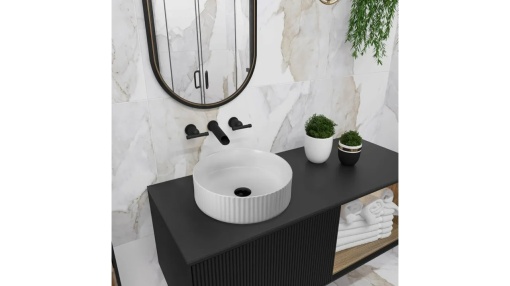 LAVOAR REA DELIA, ALB, 36 CM, DIN CERAMICA, CALITATE SUPERIOARA